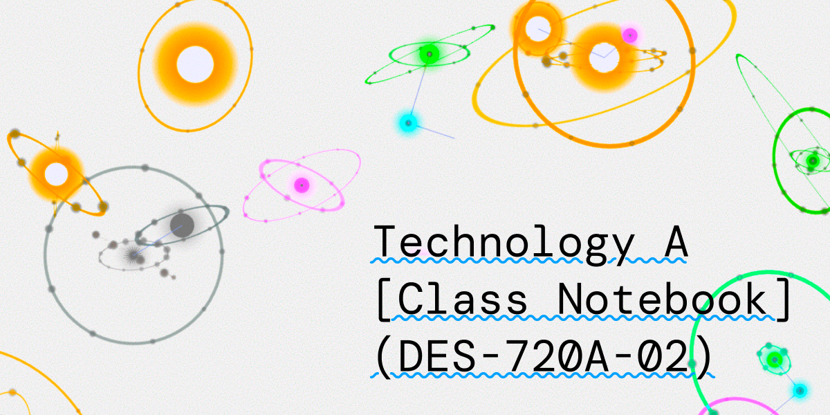 Graduate Studio: Technology A media 1